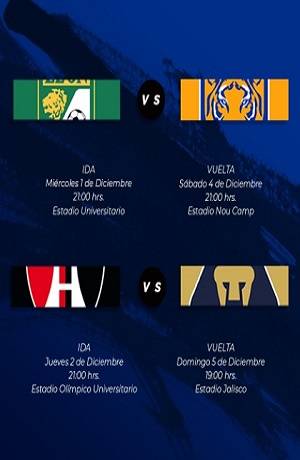 Liga MX: Fechas y horas de los juegos de semifinales del Apertura 2021