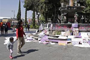 Daños menores sufrió la Fuente de San Miguel de Puebla: alcalde