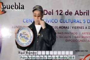 VIDEO: Bad Bunny en Puebla y su concierto por sólo 20 pesos