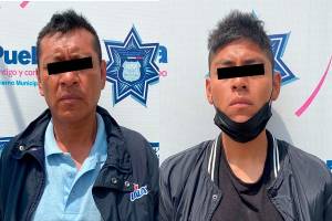 Policía municipal frustra robo de camioneta con lácteos y detiene a dos ladrones en Puebla
