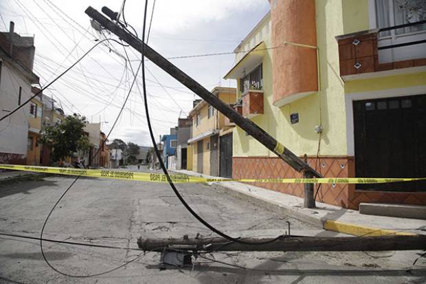 ¡No se miden!  Aumenta 58% robo de cables y tubos en Puebla capital