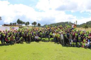 Ayuntamiento de Zacatlán cierra jornadas de reforestación