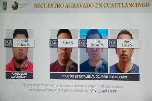 Capturan a tres policías de SSP y un sujeto por secuestrar a comerciante en Cuautlancingo