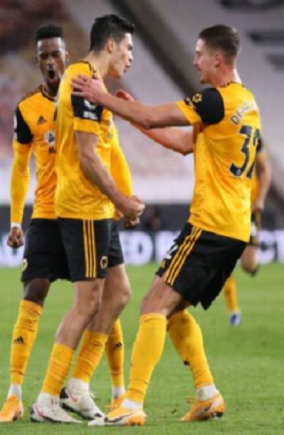 Raúl Jiménez anotó el empate 1-1 de Wolves ante Newcastle