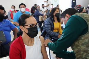 SEP Puebla: 123 mil trabajadores de la educación se vacunaron contra COVID