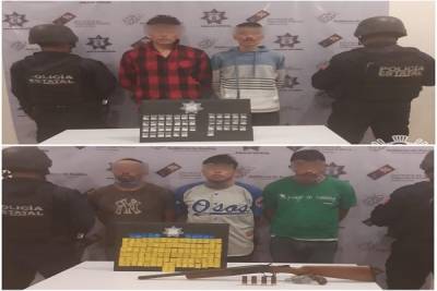 SSP Puebla capturó a cinco integrantes de &quot;Los Zúñiga&quot;