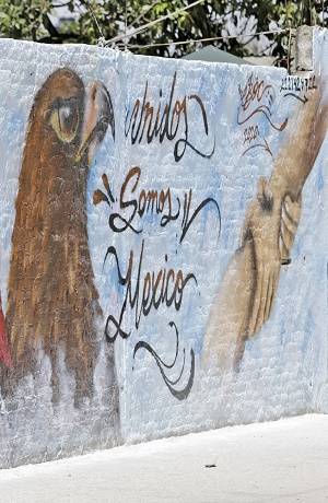 Pintan otro mural en Puebla; resalta solidaridad mexicana ante el COVID-19