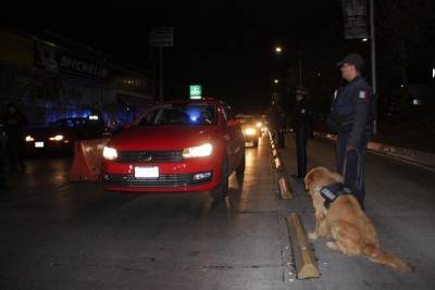 SSPTM Puebla realizó al alcoholímetro con personal del Ejército