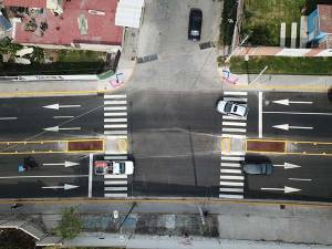 Ayuntamiento de Puebla entrega modernización de calle Los Pinos en Romero Vargas