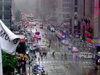 Se estrelló helicóptero en edificio de Nueva York