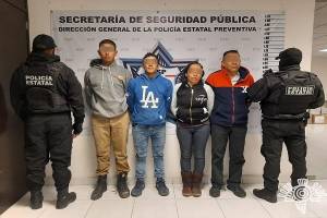 Capturan a narcomenudistas con más de 200 dosis de droga en Santa Lucía