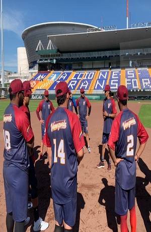 Beisbol en Puebla: Venezuela inicia preparación para serie ante México