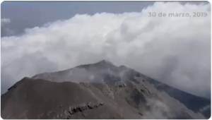 VIDEO. Así cambió el cráter del Popocatépetl tras explosiones de la semana pasada