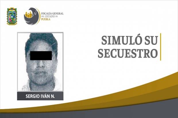 Veinteañero simuló secuestro en Puebla para obtener 500 mil pesos de rescate y pagar deudas