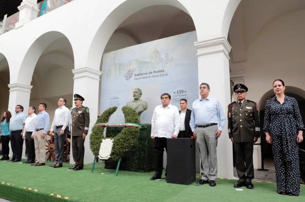 Conmemoran el 159 aniversario del Sitio de Puebla
