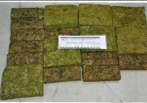 Cayeron dos narcos en la CAPU con dos maletas con 48 kilos de marihuana