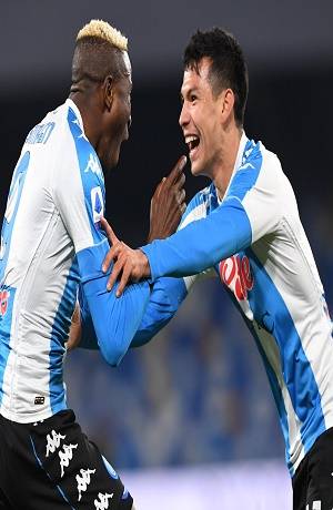 Napoli se impone 5-2 a Lazio con asistencia del Chucky Lozano