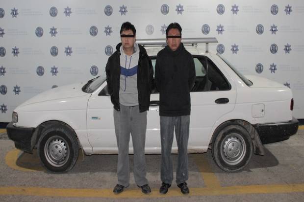 Robaron vehículo y fueron capturados en San Ramón Tercera Sección
