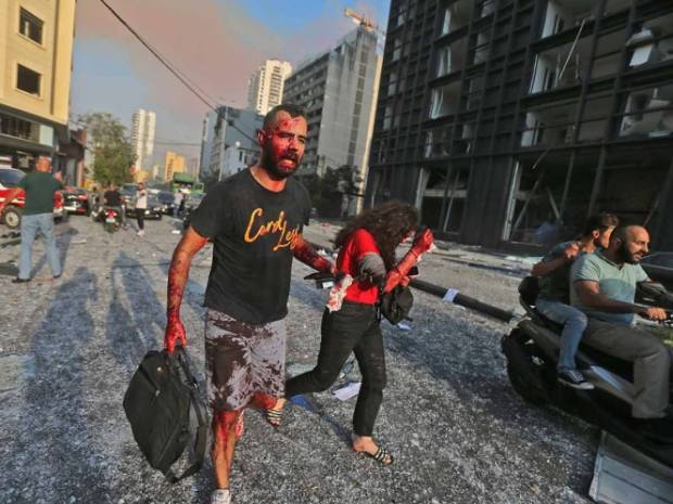 Explosión en Beirut se escuchó a más de 10 kilómetros de distancia