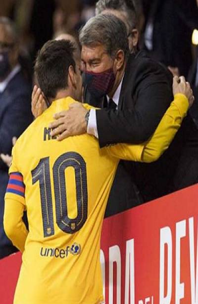 Barcelona: Laporta confirma que relación con Messi se rompió
