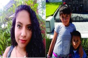 Buscan a mujer desaparecida junto a sus dos hijos en Plaza Crystal, Puebla