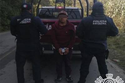 SSP Puebla detiene a presunto asesino en Tuzamapan de Galeana