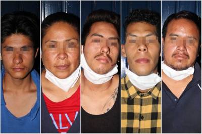 Policía Municipal de Puebla detiene a cinco sujetos acusados de secuestro