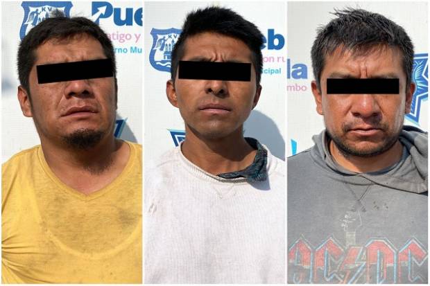 Trío de asaltantes de la banda &quot;Los Malle&quot; es detenido en Puebla