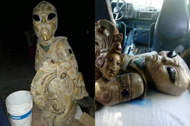 ¿Es real que hallaron aliens en construcción del Tren Maya?