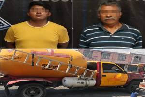 Huachigaseros fueron detenidos con combustible robado en Xonacatepec