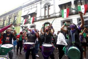 FOTOS: Feministas se manifiestan en Puebla para exigir despenalización del aborto