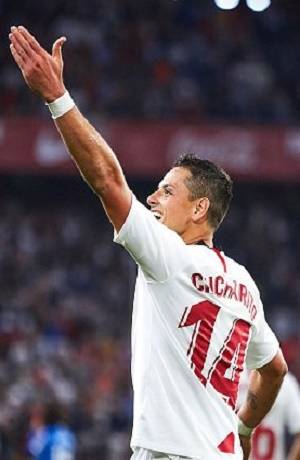 Chicharito anotó con el Sevilla en victoria ante Getafe