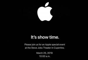 Confirma Apple evento para el 25 de marzo