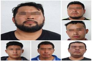Banda de asaltantes de transporte de carga son atrapados en Puebla