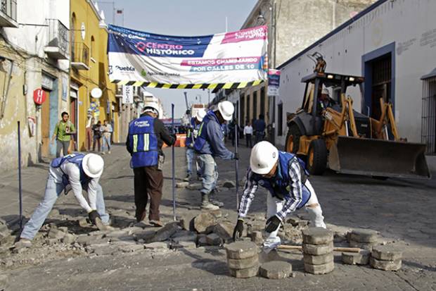 Ayuntamiento retiró a más de 200 ambulantes por obras en el Centro Histórico