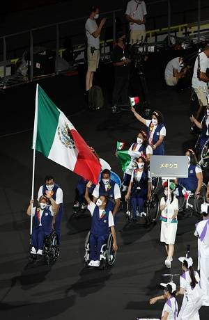 Tokio 2020: Así desfila la delegación mexicana de los Juegos Paralímpicos