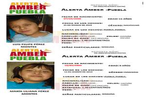 Localizan a menores que eran buscados por Alerta Amber en Puebla
