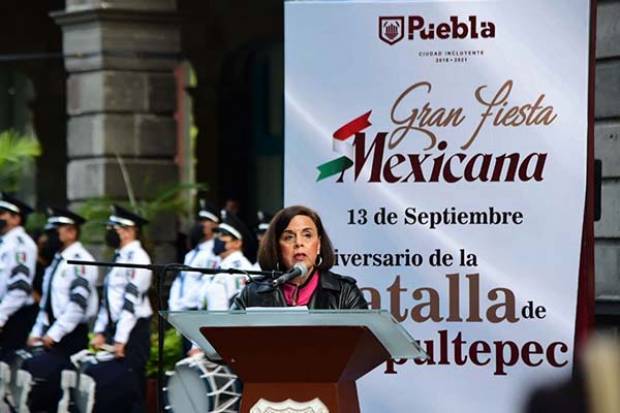 Ayuntamiento de Puebla conmemoró gesta heroica de la defensa del Castillo de Chapultepec