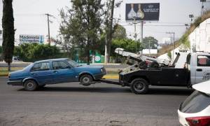 Remiten 430 vehículos al corralón en cinco semanas del Hoy no circula en Puebla