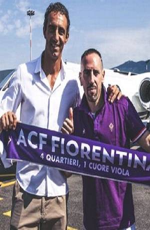 Franck Ribéry es nuevo futbolista de la Fiorentina