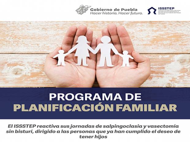ISSSTEP abre Programa de Planificación Familiar 2022