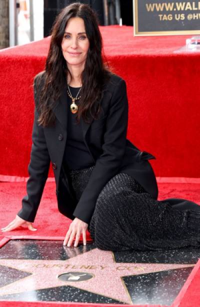 Courteney Cox ya tiene estrella en el Paseo de la Fama de Hollywood