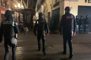 Realizan operativo contra instalación de ambulantes en el centro de Puebla