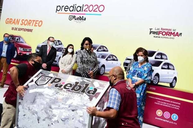 Ayuntamiento de Puebla anuncia ganadores del Sorteo Predial 2020