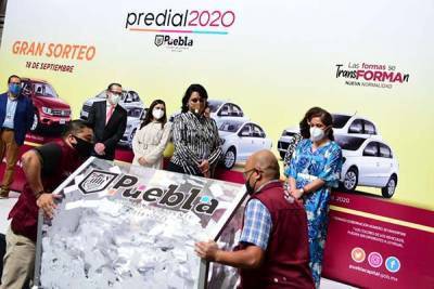 Ayuntamiento de Puebla anuncia ganadores del Sorteo Predial 2020