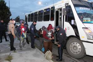 Inician operativos en Puebla contra robo de vehículo y transporte público