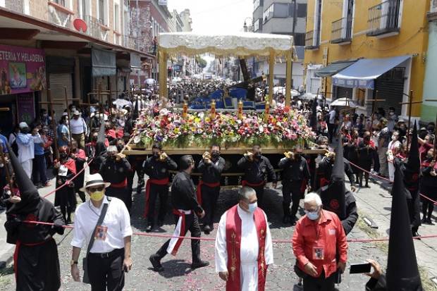 Procesión de Viernes Santo en Puebla espera más de 125 mil asistentes