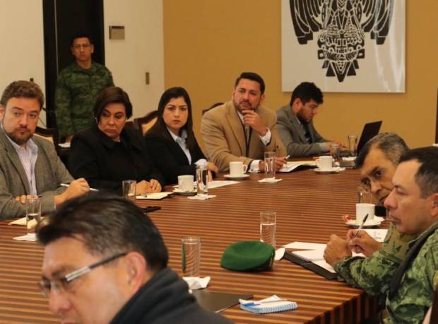 Reanudan juntas de seguridad pública en Puebla