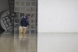 FOTOS: Castillotla bajo el agua tras lluvia de madrugada en Puebla