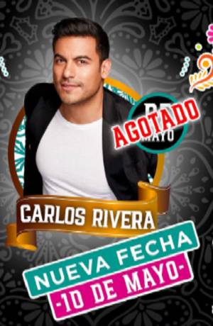 Feria de Puebla: Carlos Rivera cantará una fecha más en el palenque